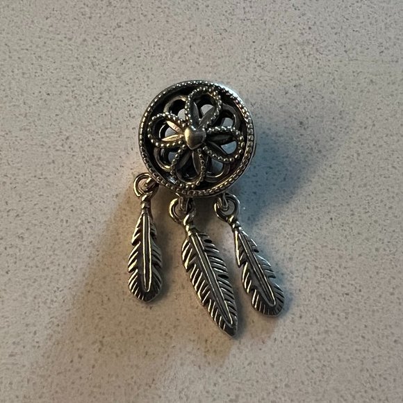 Pandora Moments Spiritual Dreamcatcher Charm Sterling Silver - Picture 1 of 1